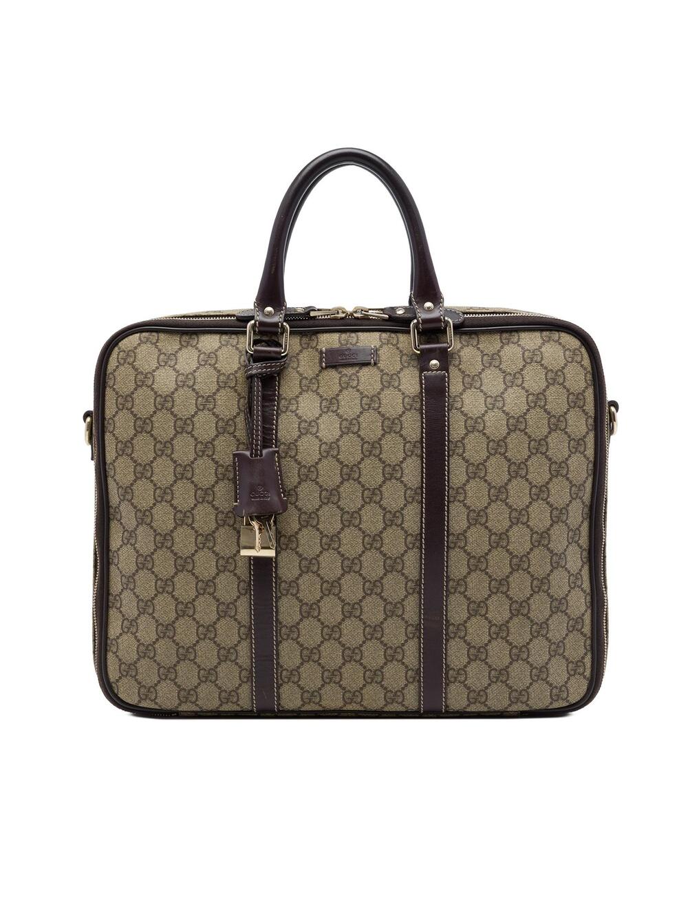 Gucci Gg Supreme Business Bag Pre-Loved #362621G61B